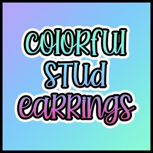 Colorful Stud Earrings