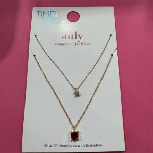 July Necklace Set